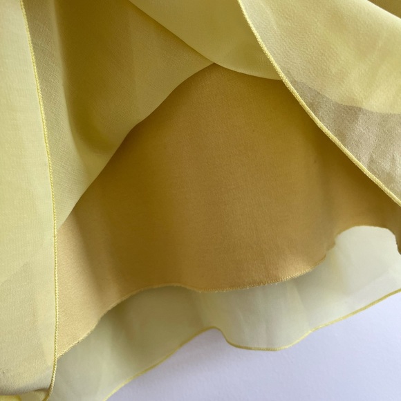 Zara yellow mini dress with bodycon XS - Picture 6 of 8